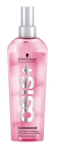 Schwarzkopf Osis Glamination könnyed tartást adó fényfokozó spray, 200 ml