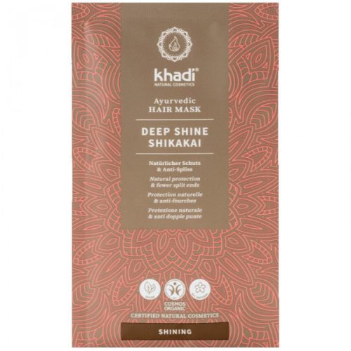 Khadi Deep Shine Shikakai ayurvédikus hajmaszk, 50 g