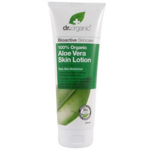 Dr Organic Bio Aloe Vera testápoló, 200 ml