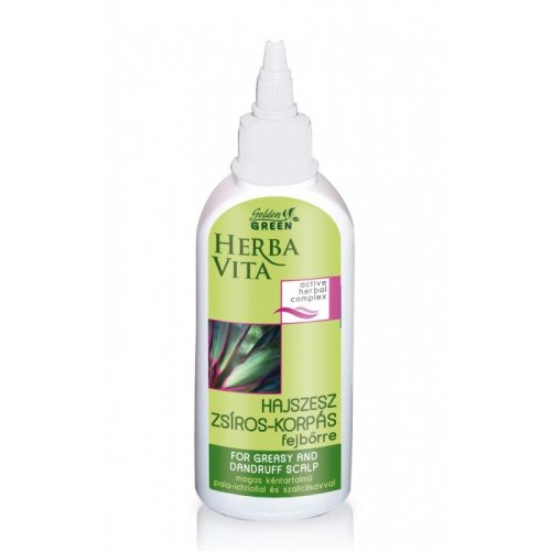 Golden Green Herba Vita hajszesz zsíros-korpás hajra, 125 ml