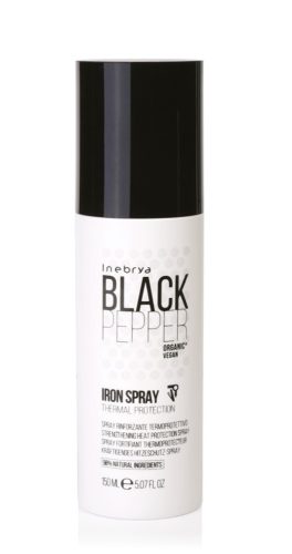 Inebrya Black Pepper Iron hajegyenesítő, hővédő spray, 150 ml