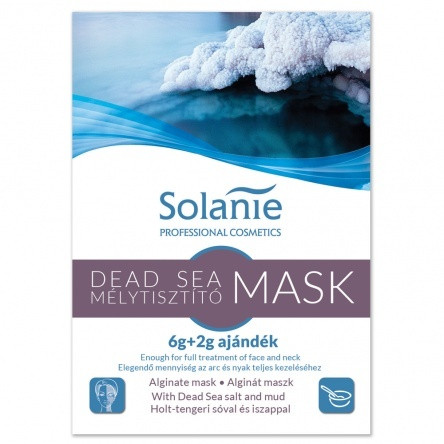 Solanie Alginát Holttengeri tisztító maszk, 8 g
