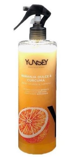 Yunsey Vigorance édes narancs és kurkuma kétfázisú kifésülőbalzsam, 500 ml