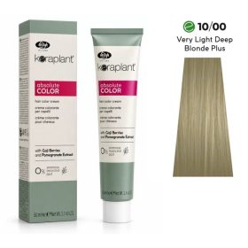   Lisap Keraplant Absolute Color ammónia-, PPD- és rezorcinmentes hajfesték 60ml, 10/00