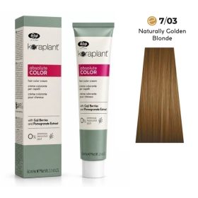   Lisap Keraplant Absolute Color ammónia-, PPD- és rezorcinmentes hajfesték 60ml, 7/03