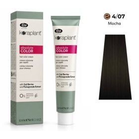   Lisap Keraplant Absolute Color ammónia-, PPD- és rezorcinmentes hajfesték 60ml, 4/07