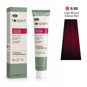   Lisap Keraplant Absolute Color ammónia-, PPD- és rezorcinmentes hajfesték 60ml, 5/55