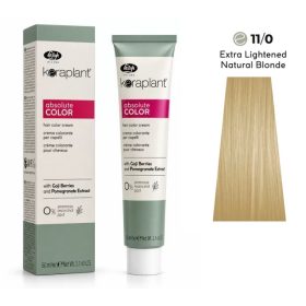   Lisap Keraplant Absolute Color ammónia-, PPD- és rezorcinmentes hajfesték 60ml, 11/0