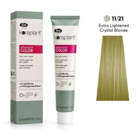   Lisap Keraplant Absolute Color ammónia-, PPD- és rezorcinmentes hajfesték 60ml, 11/21