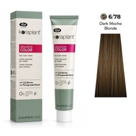   Lisap Keraplant Absolute Color ammónia-, PPD- és rezorcinmentes hajfesték 60ml, 6/78