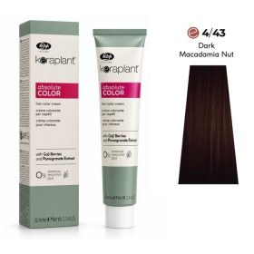   Lisap Keraplant Absolute Color ammónia-, PPD- és rezorcinmentes hajfesték 60ml, 4/43
