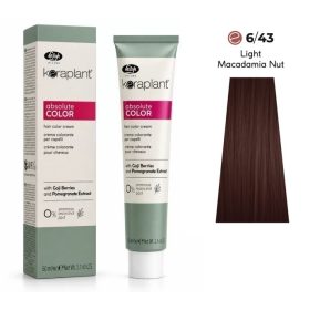   Lisap Keraplant Absolute Color ammónia-, PPD- és rezorcinmentes hajfesték 60ml, 6/43