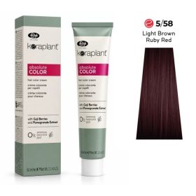   Lisap Keraplant Absolute Color ammónia-, PPD- és rezorcinmentes hajfesték 60ml, 5/58