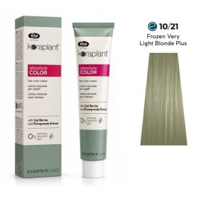   Lisap Keraplant Absolute Color ammónia-, PPD- és rezorcinmentes hajfesték 60ml, 10/21