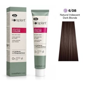   Lisap Keraplant Absolute Color ammónia-, PPD- és rezorcinmentes hajfesték 60ml, 6/08