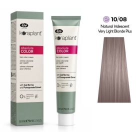   Lisap Keraplant Absolute Color ammónia-, PPD- és rezorcinmentes hajfesték 60ml, 10/08