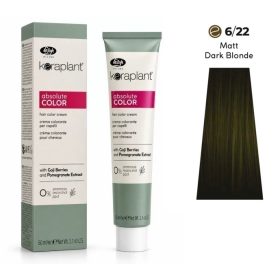   Lisap Keraplant Absolute Color ammónia-, PPD- és rezorcinmentes hajfesték 60ml, 6/22