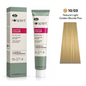   Lisap Keraplant Absolute Color ammónia-, PPD- és rezorcinmentes hajfesték 60ml, 10/03