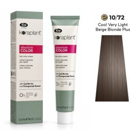   Lisap Keraplant Absolute Color ammónia-, PPD- és rezorcinmentes hajfesték 60ml, 10/72