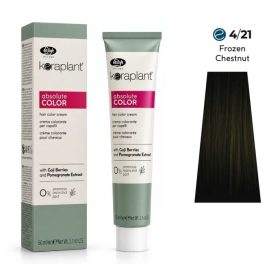   Lisap Keraplant Absolute Color ammónia-, PPD- és rezorcinmentes hajfesték 60ml, 4/21