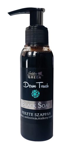 Golden Green Pure Control fekete szappan zsíros bőrre, 100 ml