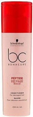 Schwarzkopf Bonacure Clean Performance Repair Rescue regeneráló hajbalzsam, 200 ml