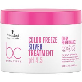   Schwarzkopf Bonacure Clean Performance Color Freeze Silver hamvasító pakolás, 500 ml