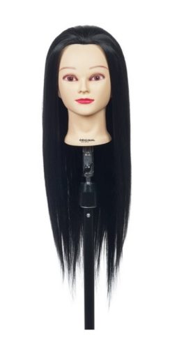 Sibel Jessy gyakorló babafej szintetikus hajból, 50-60 cm