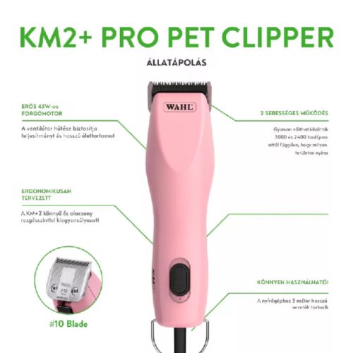 Wahl Animalline állatnyíró KM2+ Pink