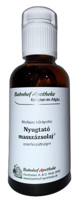 Stadelmann nyugtató masszázsolaj, 50 ml