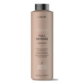   Lakmé Teknia Full Defense védő sampon igénybevett hajra, 1000 ml