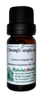 Stadelmann citromfű-teafa olaj (bárányhimlőolaj), 10 ml