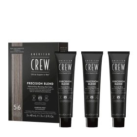   American Crew Precision Blend  férfi hajszínező Medium Ash (5-6), közép-hamvas, 3x40 ml