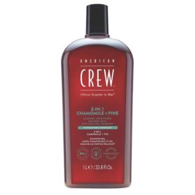   American Crew 3in1 Relaxing sampon, kondicionáló, tusfürdő, 1 l