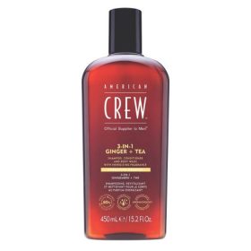   American Crew 3in1 Energizing sampon, kondicionáló, tusfürdő, 450 ml
