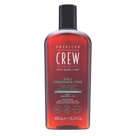   American Crew 3in1 Relaxing sampon, kondicionáló, tusfürdő, 450 ml