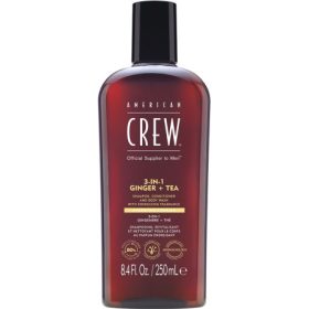   American Crew 3in1 Energizing sampon, kondicionáló, tusfürdő, 250 ml