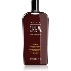   American Crew 3in1 Classic sampon, kondicionáló, tusfürdő, 1 l