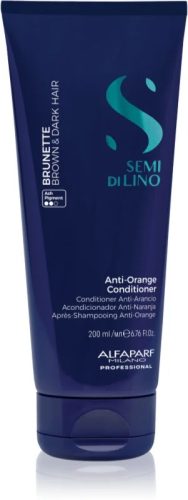 Alfaparf Semi di Lino Brunette Anti-Orange hamvasító balzsam barna hajra, 200 ml