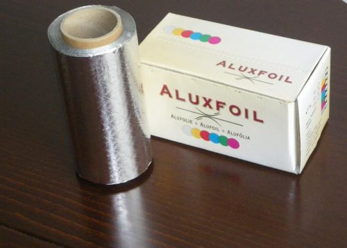 Aluxfoil ezüst prégelt melírfólia, 50 m