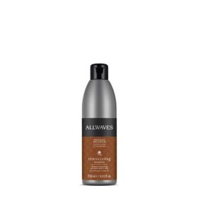   Allwaves Restructuring csokoládé keratin regeneráló sampon roncsolt hajra, 250 ml