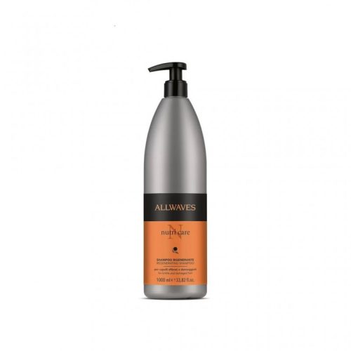 Allwaves Nutri Care sampon Sérült hajra hajra vanília és gyömbér kivonattal, 1 l