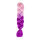 Afro ombre szintetikus haj, 60 cm, 100 g, 37