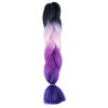 Afro szintetikus 100% kanekalon haj, 60 cm, 100 g, ombre 58