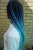 Afro szintetikus 100% kanekalon haj, 60 cm, 100 g, ombre 58