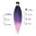 Afro szintetikus 100% kanekalon haj, 60 cm, 80 g, ombre 2