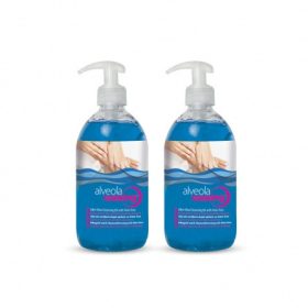   Alveola Waxing gyantázás utáni lemosó olaj Aloe Vera-val, 2x300 ml