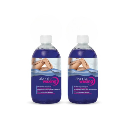 Alveola Waxing gyantázás előtti tisztító gél, 2x300 ml