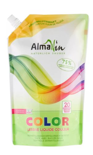 Almawin Color folyékony mosószer színes ruhákhoz hársfavirág 20 mosásra, 1500 ml