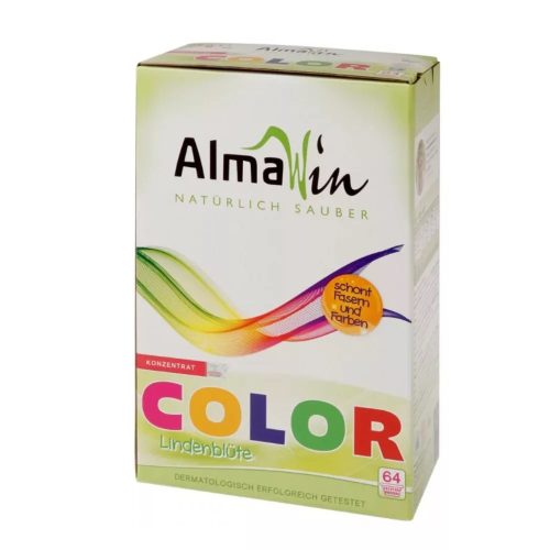 Almawin Color öko mosópor színes ruhákhoz hársfavirág 64 gépi mosáshoz, 2 kg